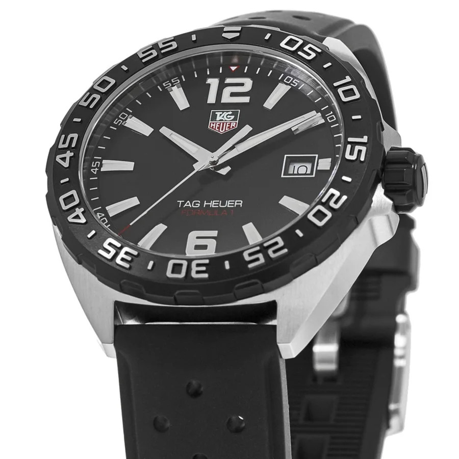 New Tag Heuer Formula 1 Quartz Black Dial Black Men’s Watch WAZ1110.FT8023