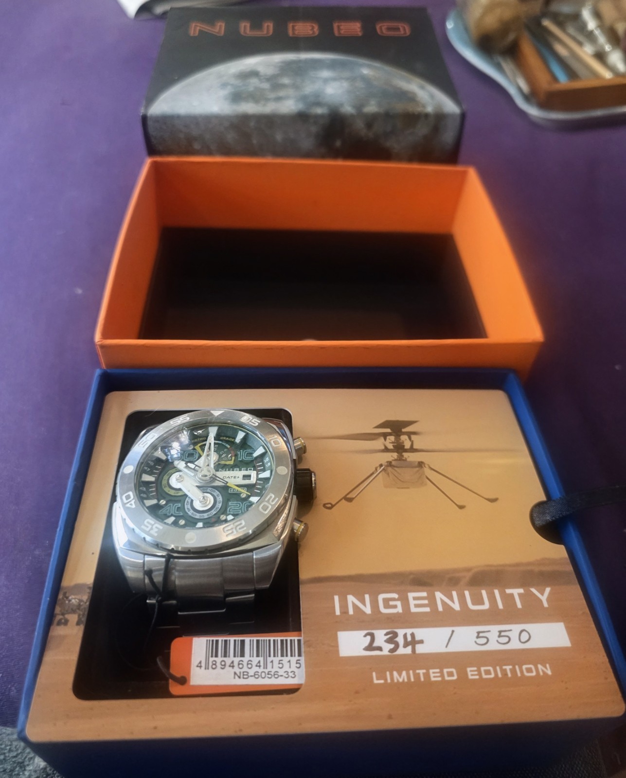 Nubeo Ingenuity Limited Edition Chronograph Watch – Ref. NB-6056-33 #234/350