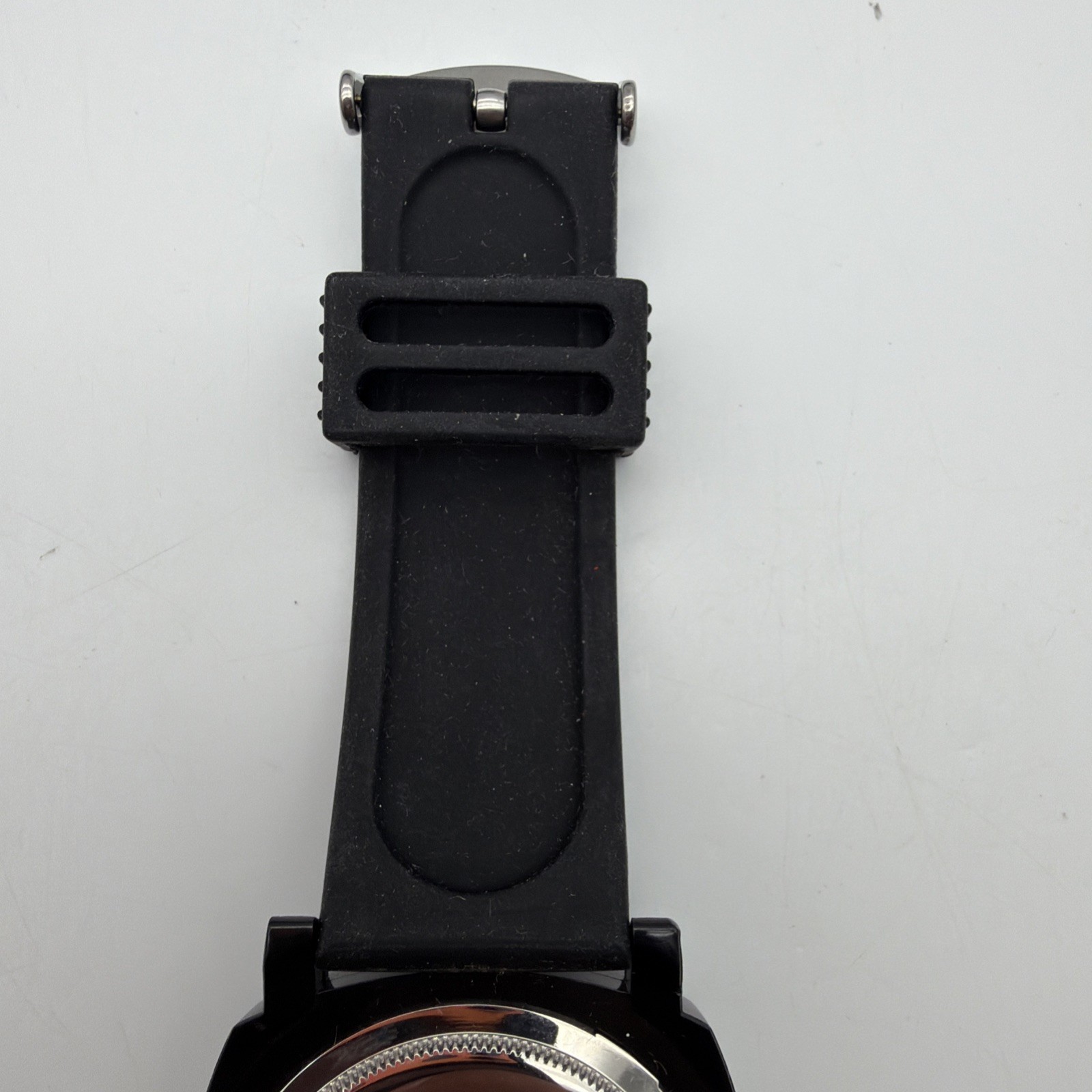 2x TOCS Watches Red and Clear Plastic And Black Quartz Women’s Oversized Watches