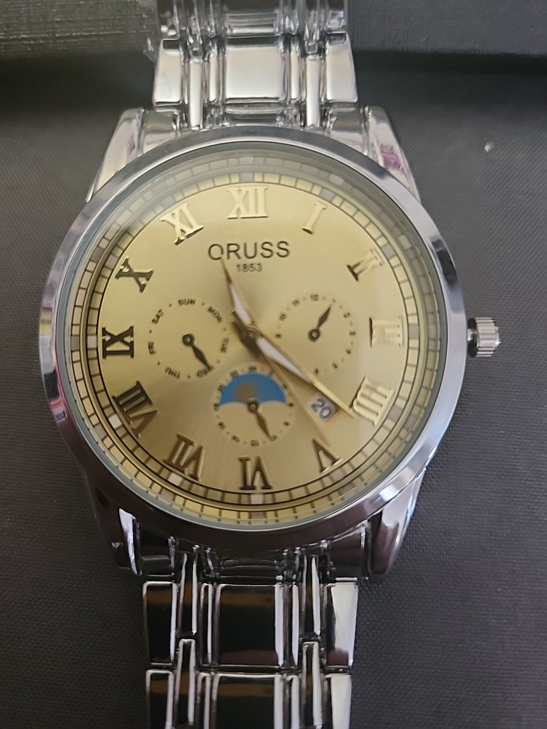 ORUSS 1853 Luxury Quartz Watch Automatic Movement With Box & Tool NEW!!!