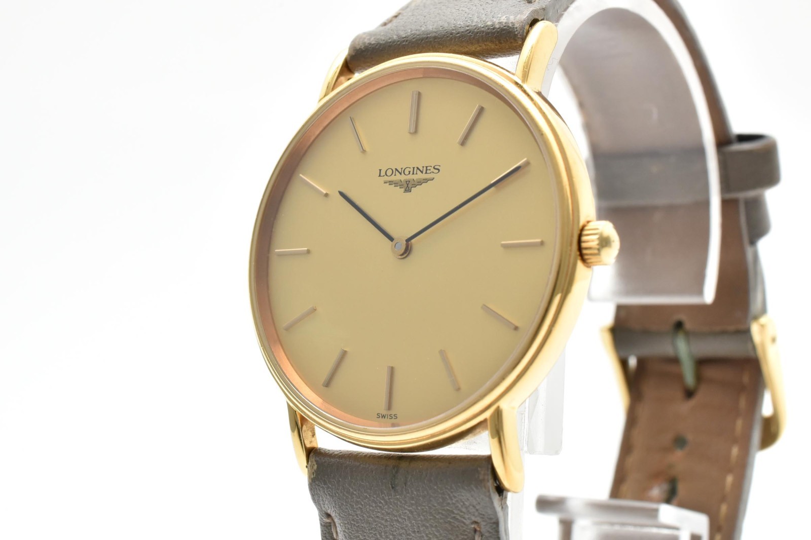 [Near MINT] LONGINES L4.637.2 Grand Classic Gold Men’s Quartz Watch from JAPAN