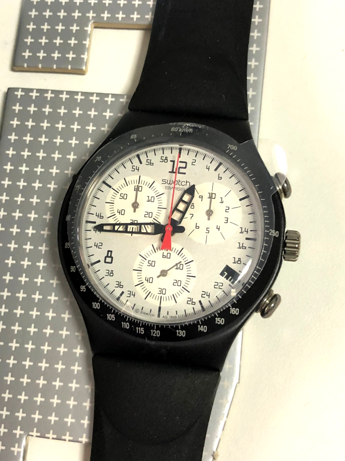 SWATCH IRONY CHRONO – YCB4001 NOWADAYS TOO – BRAND NEW ! RARE!