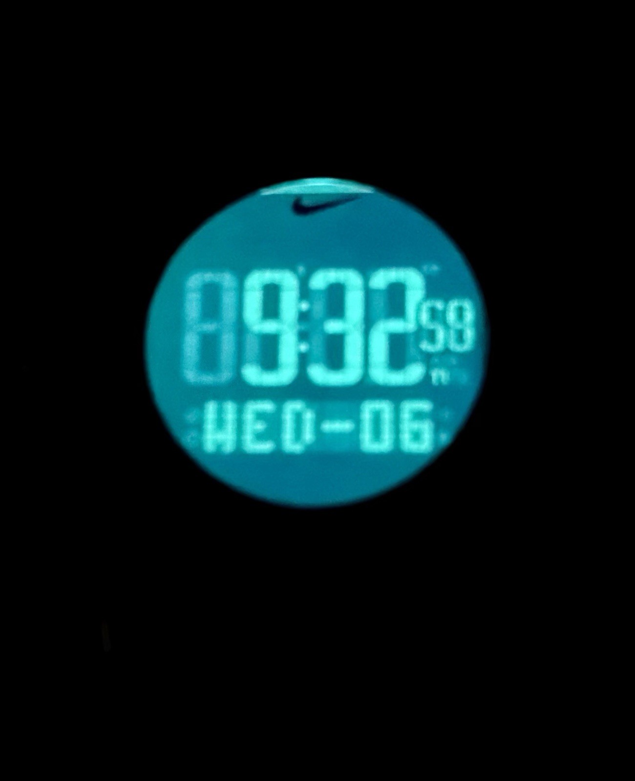 Nike Training Watch WC0070 Mettle Drill Black Digital Interval Timer