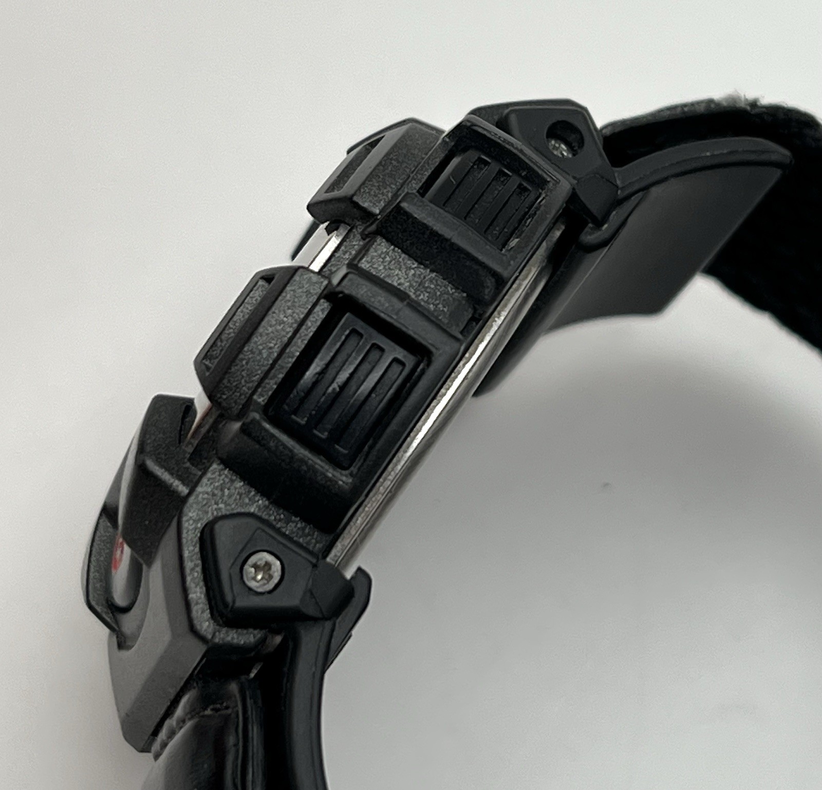 Casio 2163 G Shock DW-9500 Data Braided Nylon Strap Men’s 45mm Watch Excellent