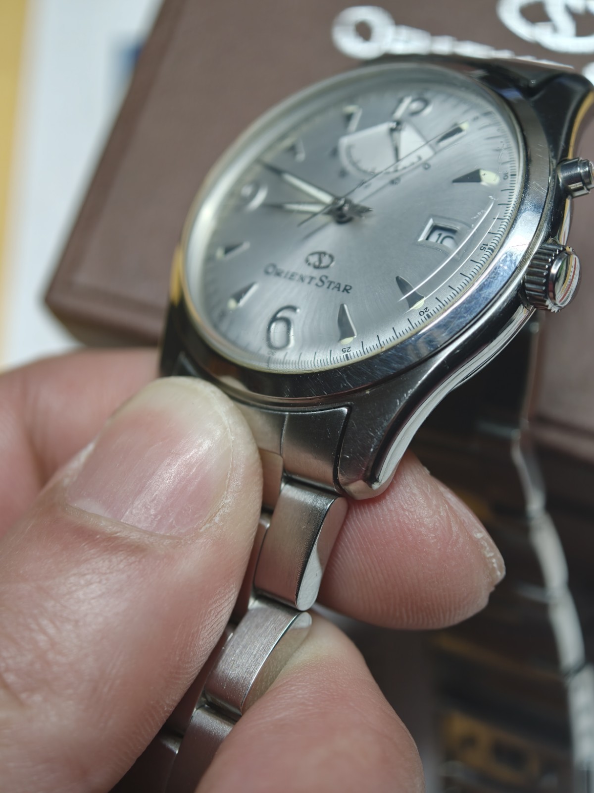 Orient Star JDM Power Reserve Automatic WZ0251EX Vintage 38.5mm Box EX0C Cal46
