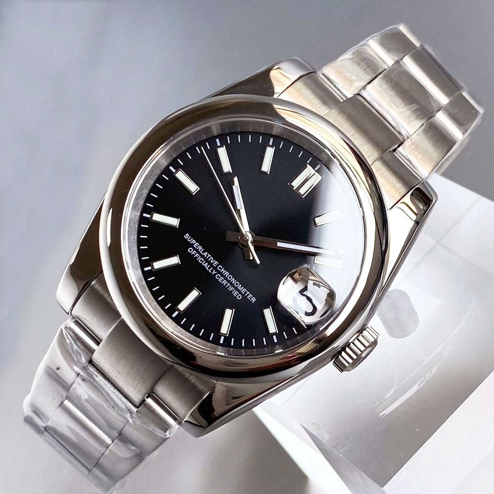 Tandorio 36/39mm Sapphire Sunburst Dial 20ATM Japan NH35 Auto Men Watch Lume