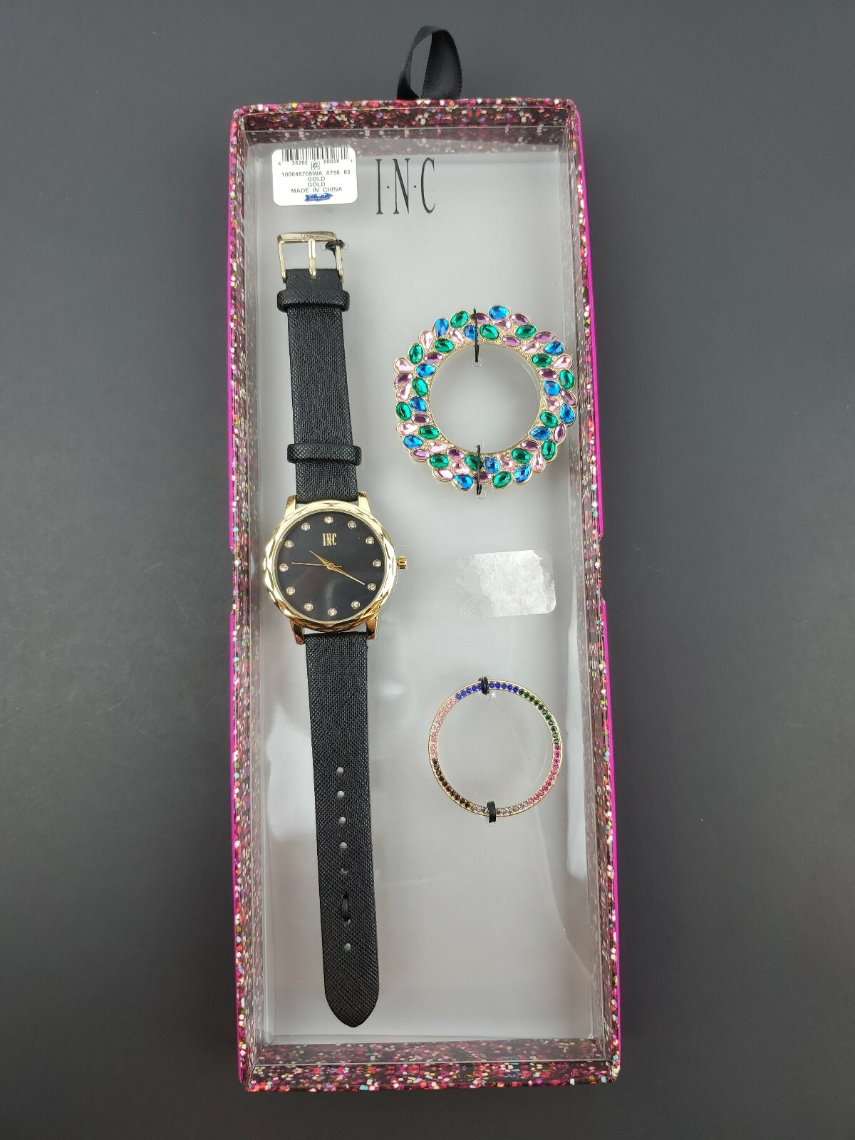 I.N.C. International Concepts Women’s Watch w/ Extra Bezels – Free Shipping
