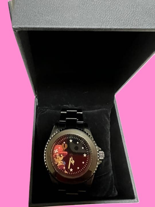 ONE PIECE Chopper x M x Evance Limited 500 Watch Black Stainless Quartz Japan