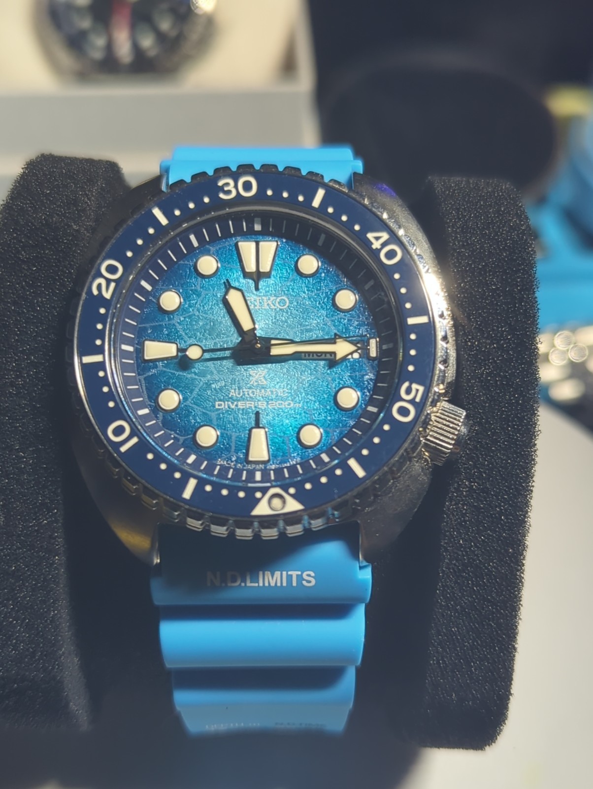 Mint Seiko Prospex Blue Unisex Adult Watch – SRPH59 Full Set