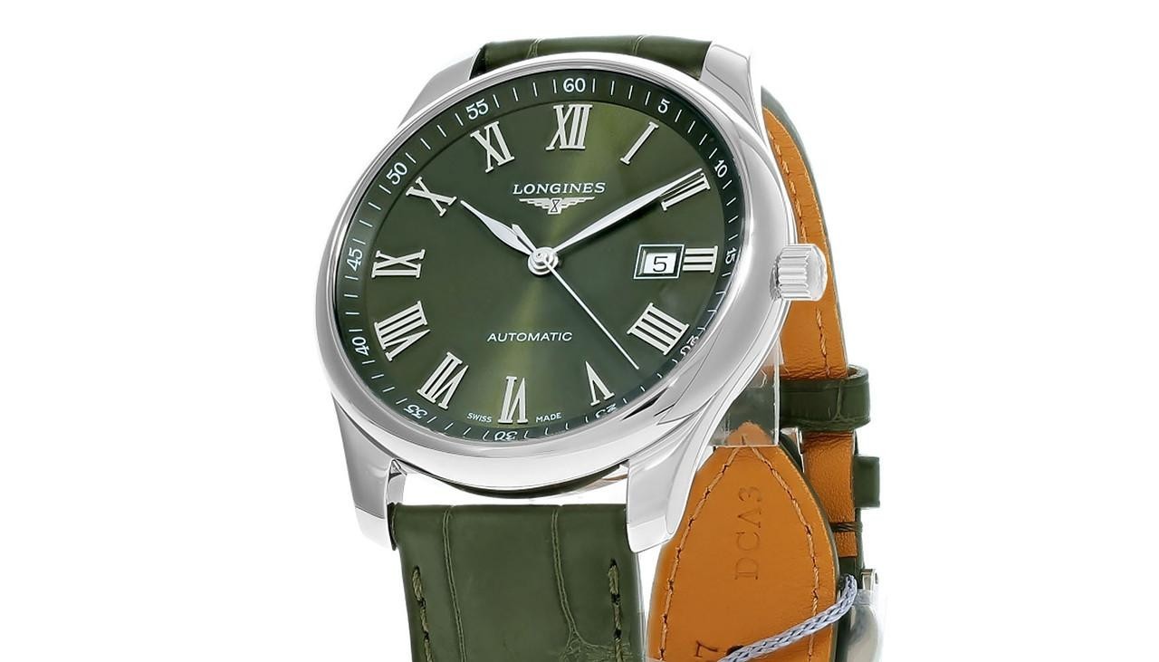 Longines Master Collection Auto 40mm Green Leather Men’s Watch L2.793.4.09.2