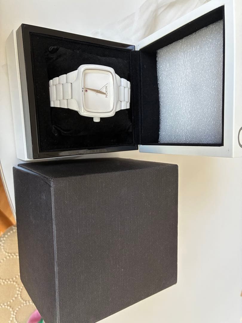 Nixon Ceramic Player Automatic Swiss Movt Men’s Watch White A145 Box Papers 17cm