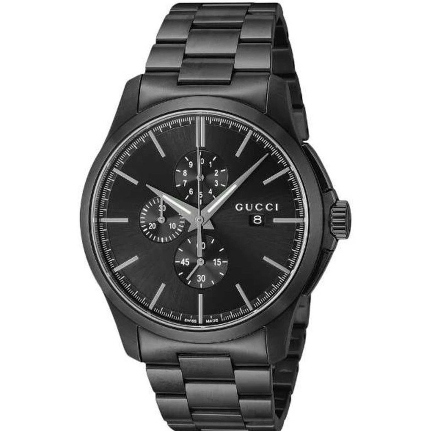 Gucci YA126274 Men’s G-TIMELESS XL Black Dial Quartz Watch