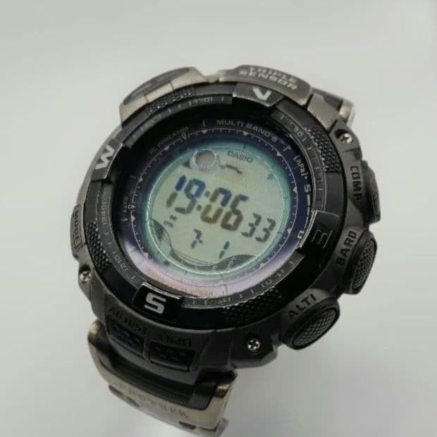 CASIO PROTREK operational men’s Pro Trek titanium band watch Casio wristwatch