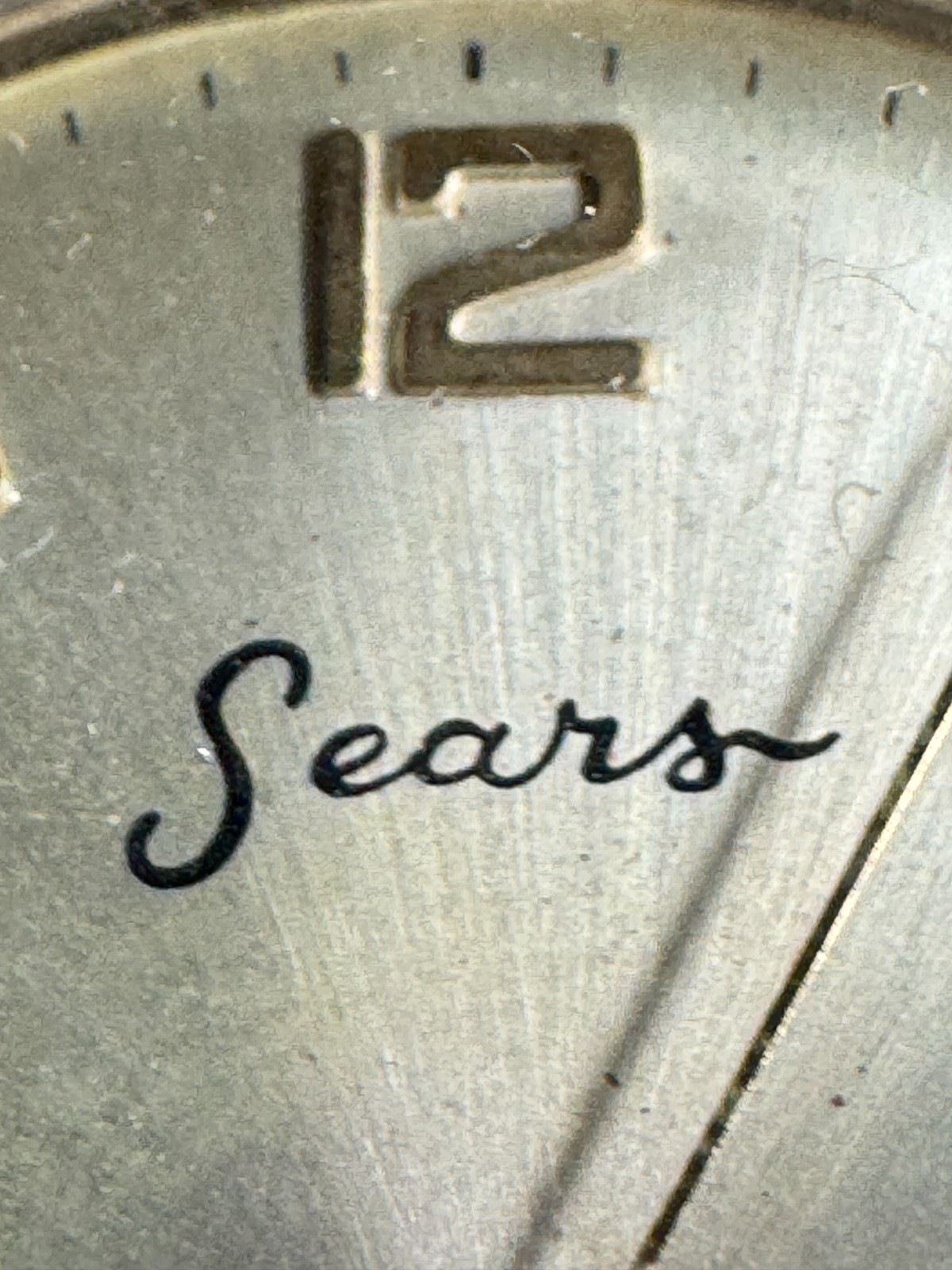 Timex/US Time Vintage 1968 Marlin Wind Up Watch 33MM “SEARS” Dial Runs Good