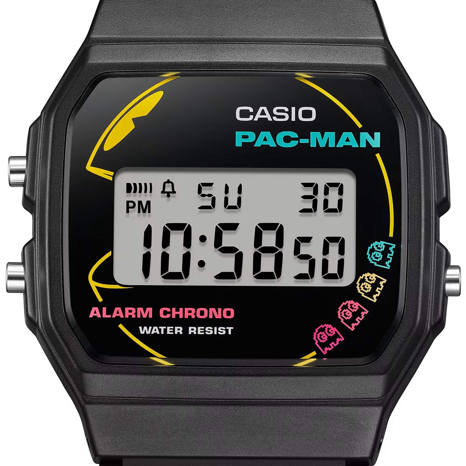 Casio Pac-Man 45th Anniversary Collaboration Series Digital Watch F-91WPC-1A