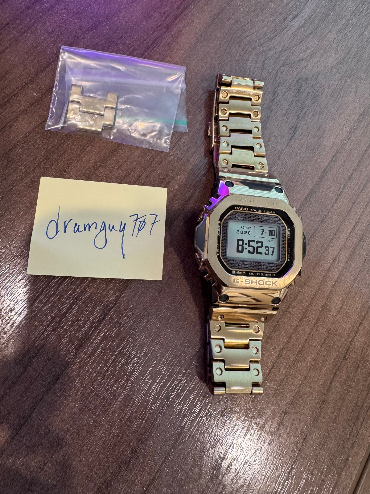 Casio G-Shock GMW-BZ5000GD-9JF 5000AI Advance Gold Full Metal – US Seller – USED