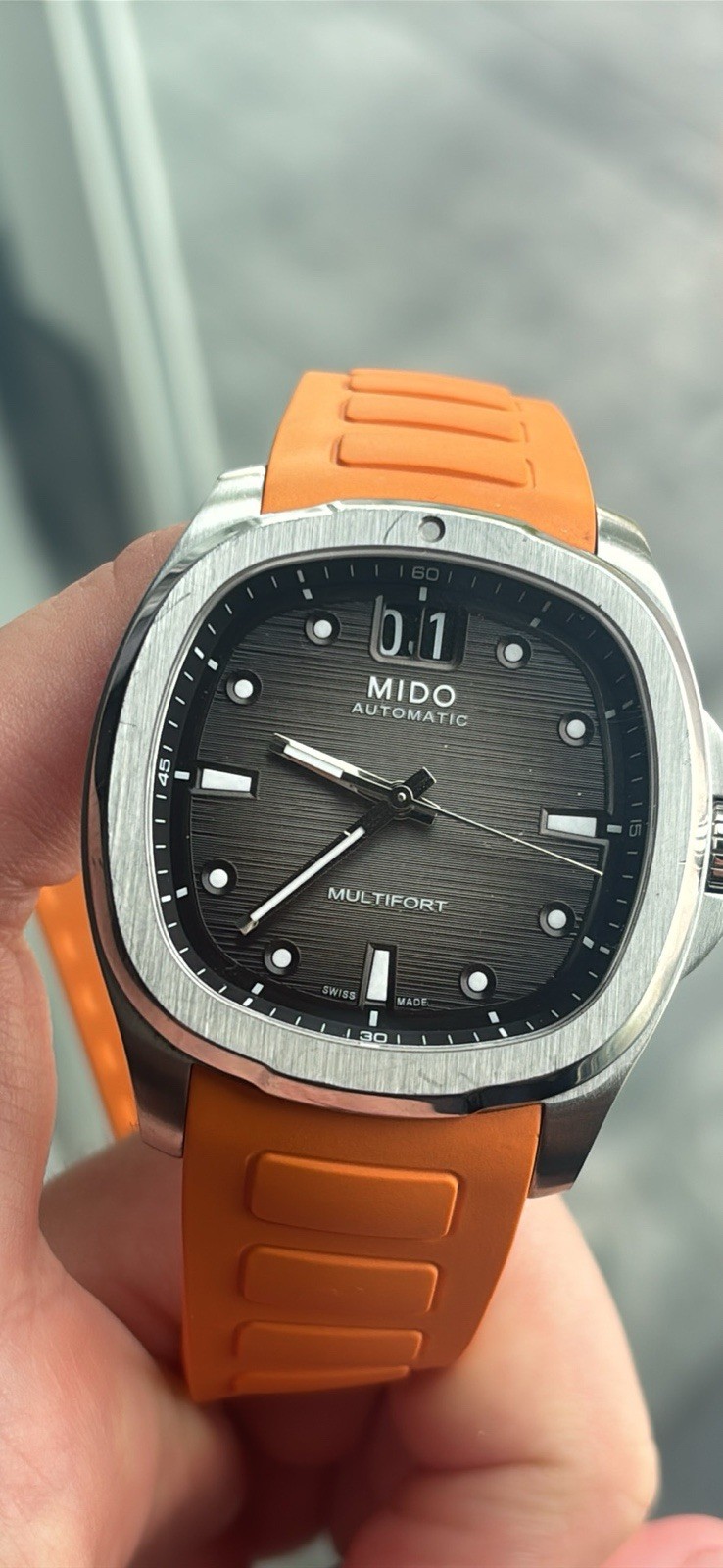 Mido Multifort Grey Dial Organe 40mm M049.526.17.081.00 – Orange (14566)