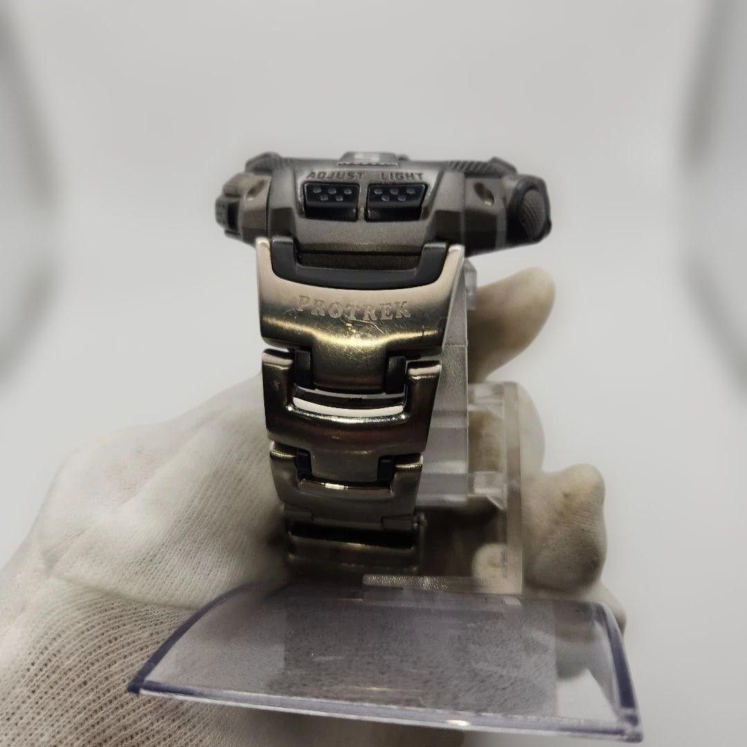 CASIO PROTREK operational men’s Pro Trek titanium band watch Casio wristwatch