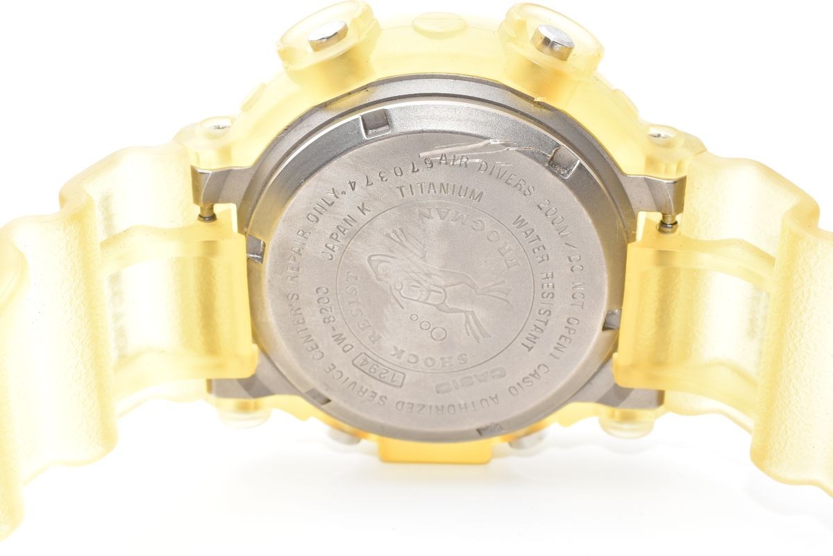 G SHOCK DW 8201WC Frogman WCCS Titanium