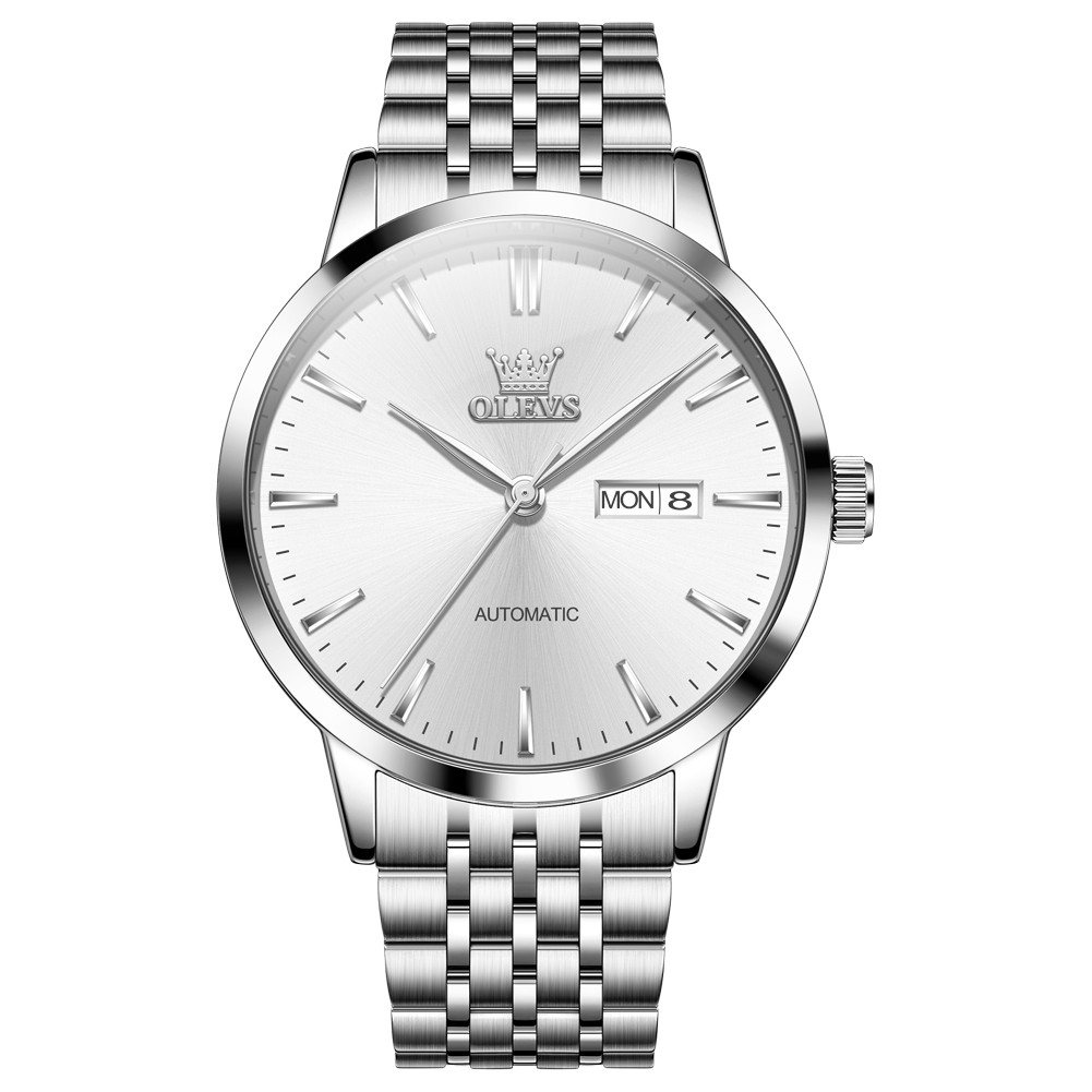 OLEVS 7048 Luxury Starry Sky Dial Automatic Diamond Business Mechanical Watch