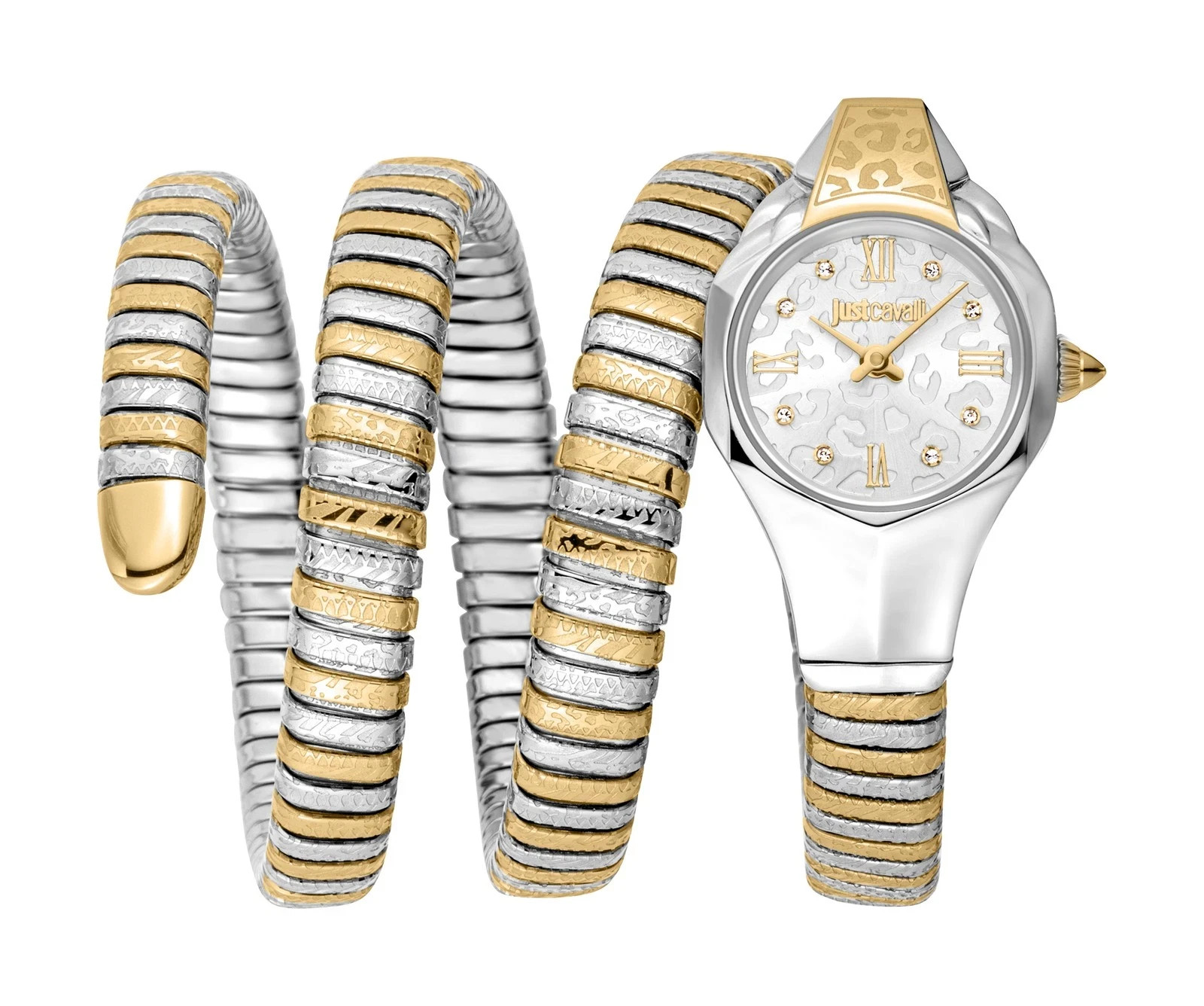 Just Cavalli Women’s Snake JC1L271M0055 Two Tone Stainless Steel Quartz Watch