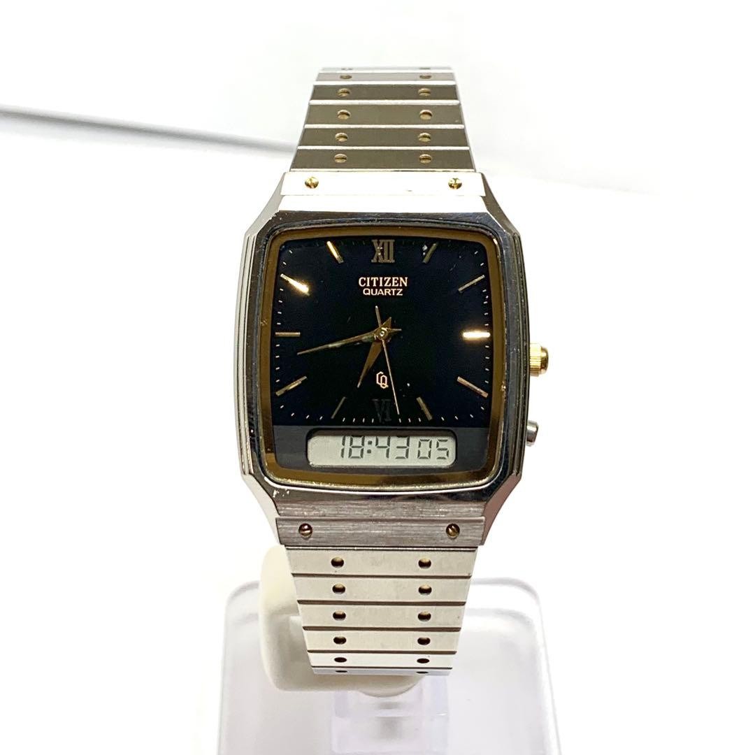 R7-3247 CITIZEN 8930 Quartz Watch, Black Stainless Steel