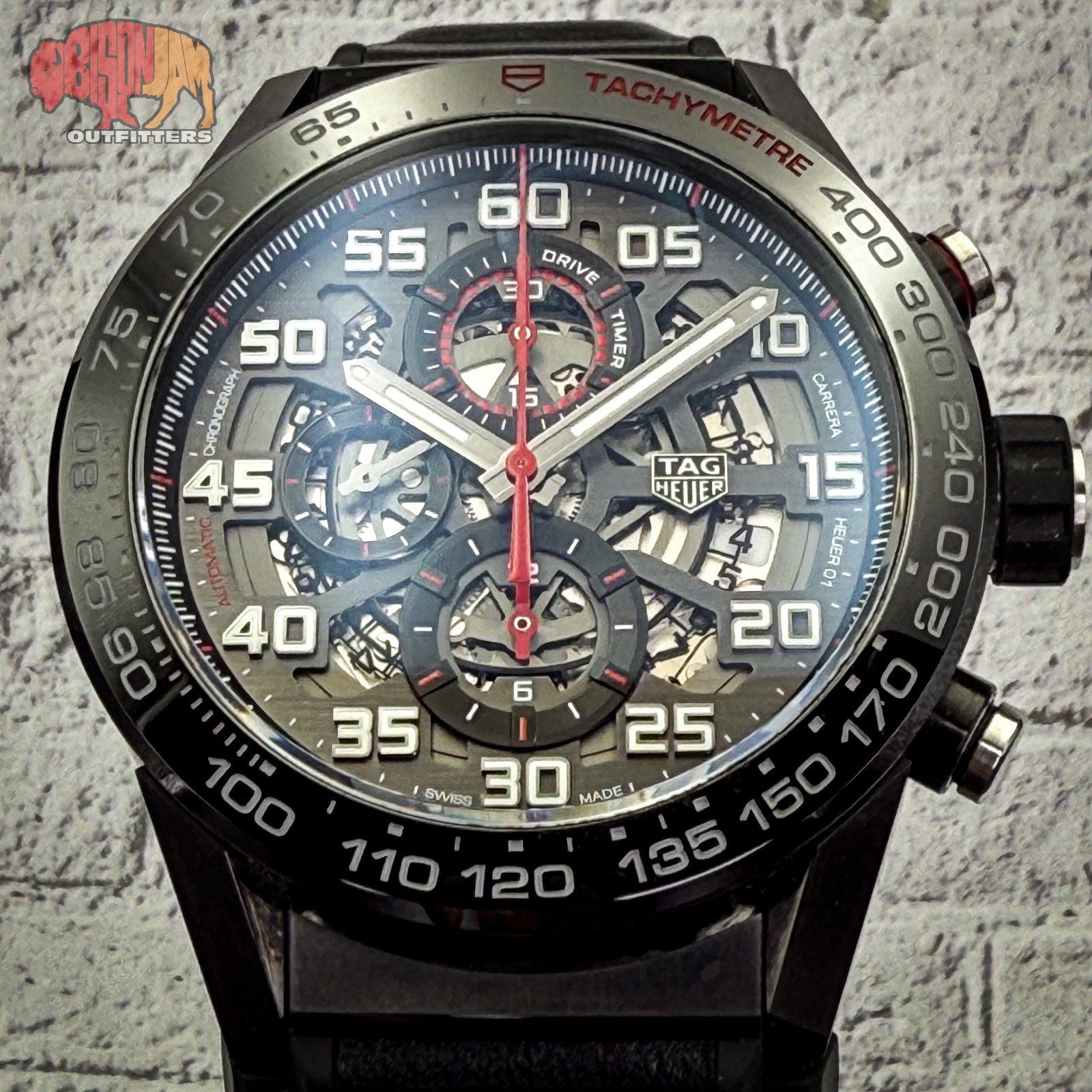TAG Heuer Carrera Calibre Heuer 01 (CAR2A1H.FT6101) 2019 w/Boxes and Papers