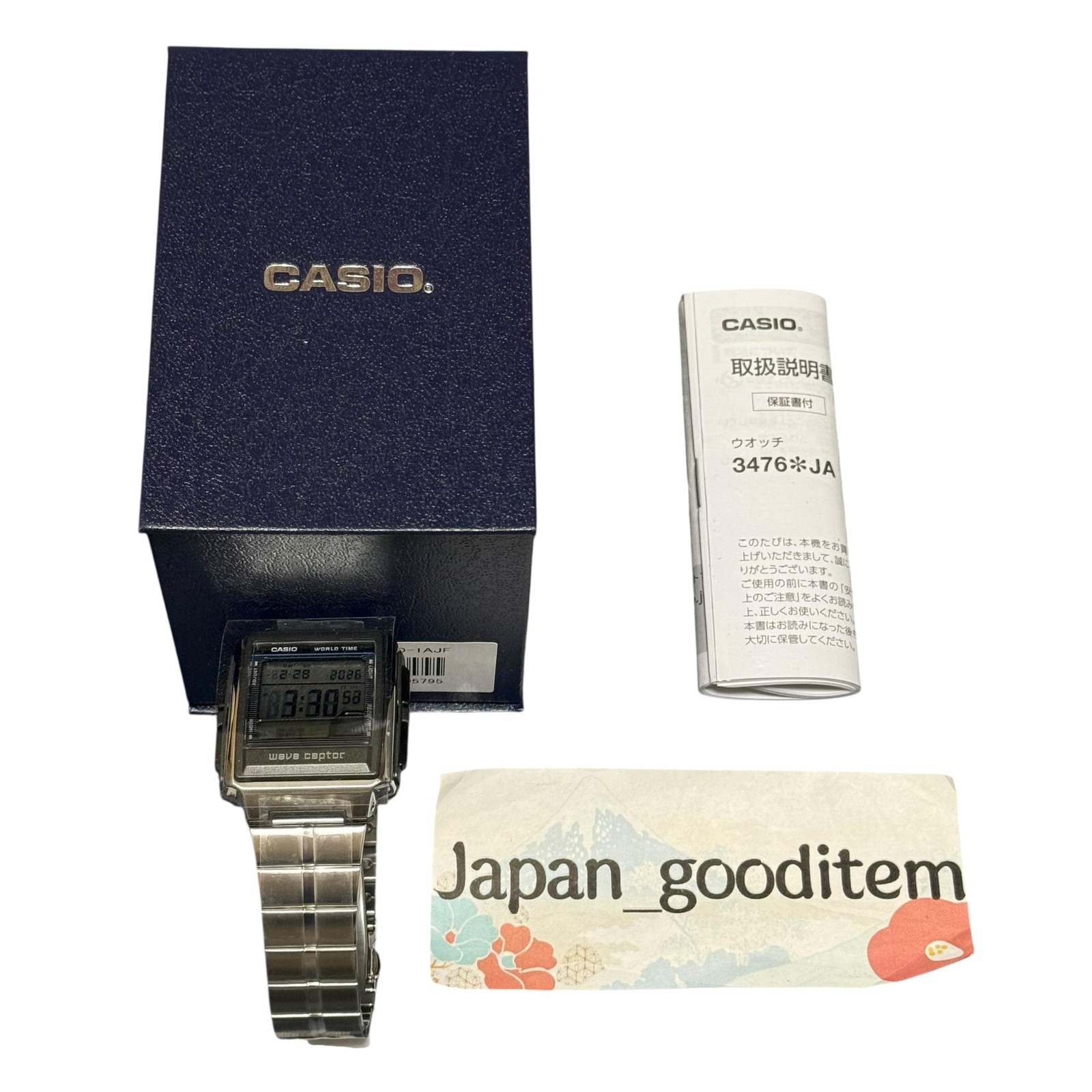 CASIO Wave Ceptor Radio Controlled Watch WV-59RD-1AJF Silver Men’s Wristwatch