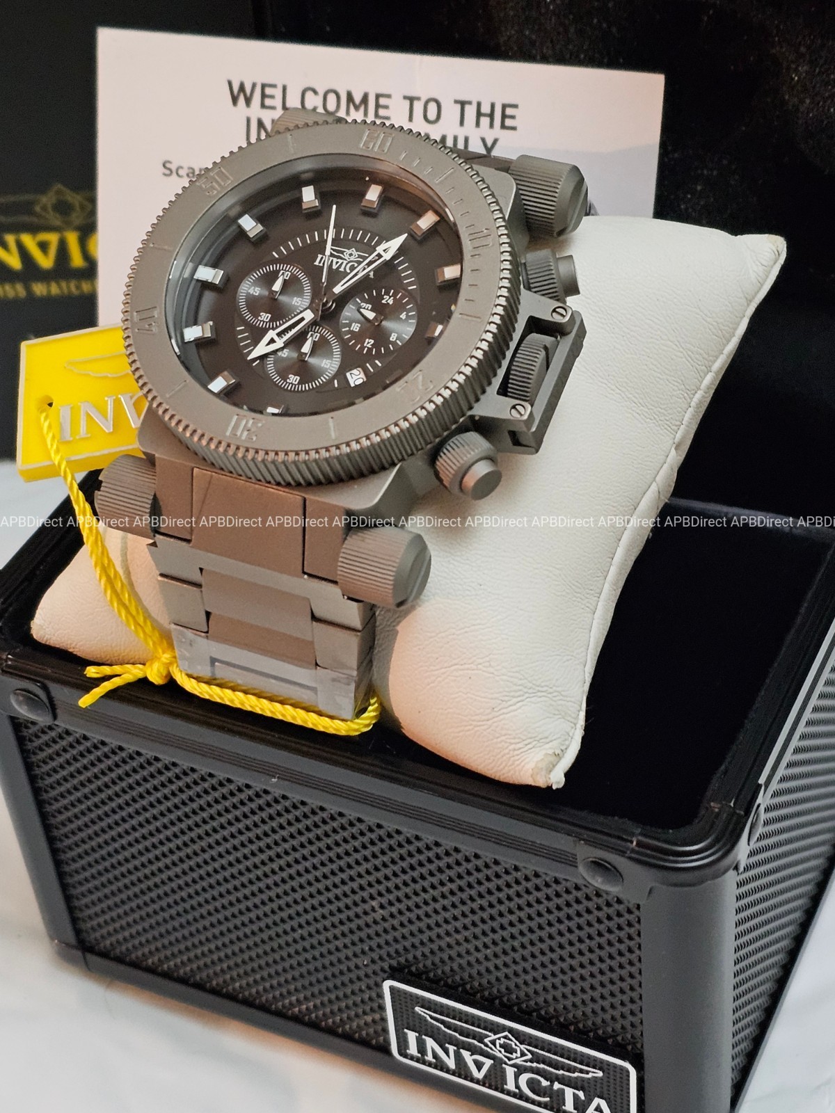 Invicta – Full TITANIUM – Case & Bracelet Coalition Forces – Chrono Mens watch