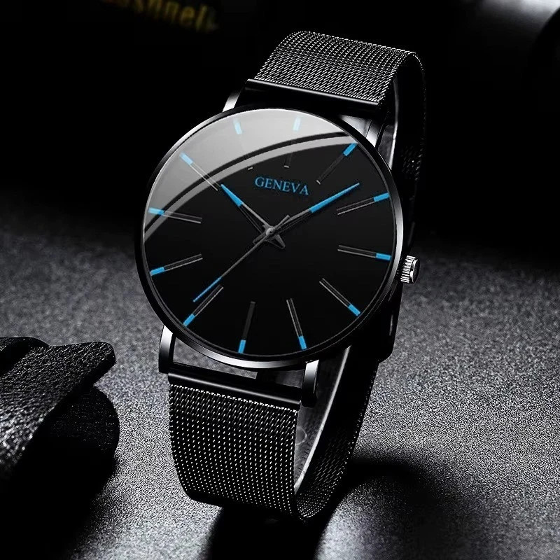 Waterproof Men’s Watch Stainless Steel Quartz Luminous Classic Watches Business