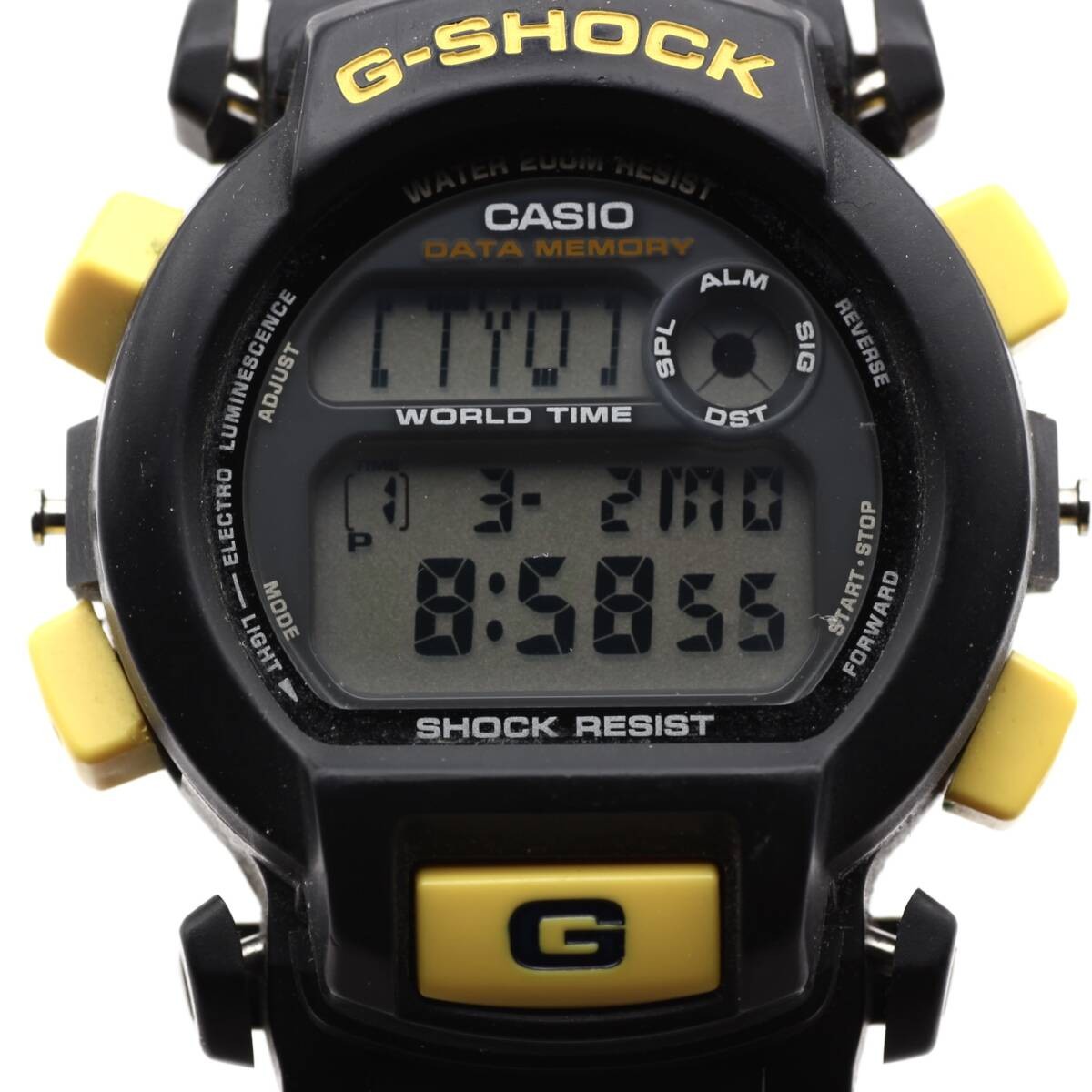 Ultra Rare G SHOCK Men’s Wristwatch Vintage Retro Digital CASIO G 2200 World Tim