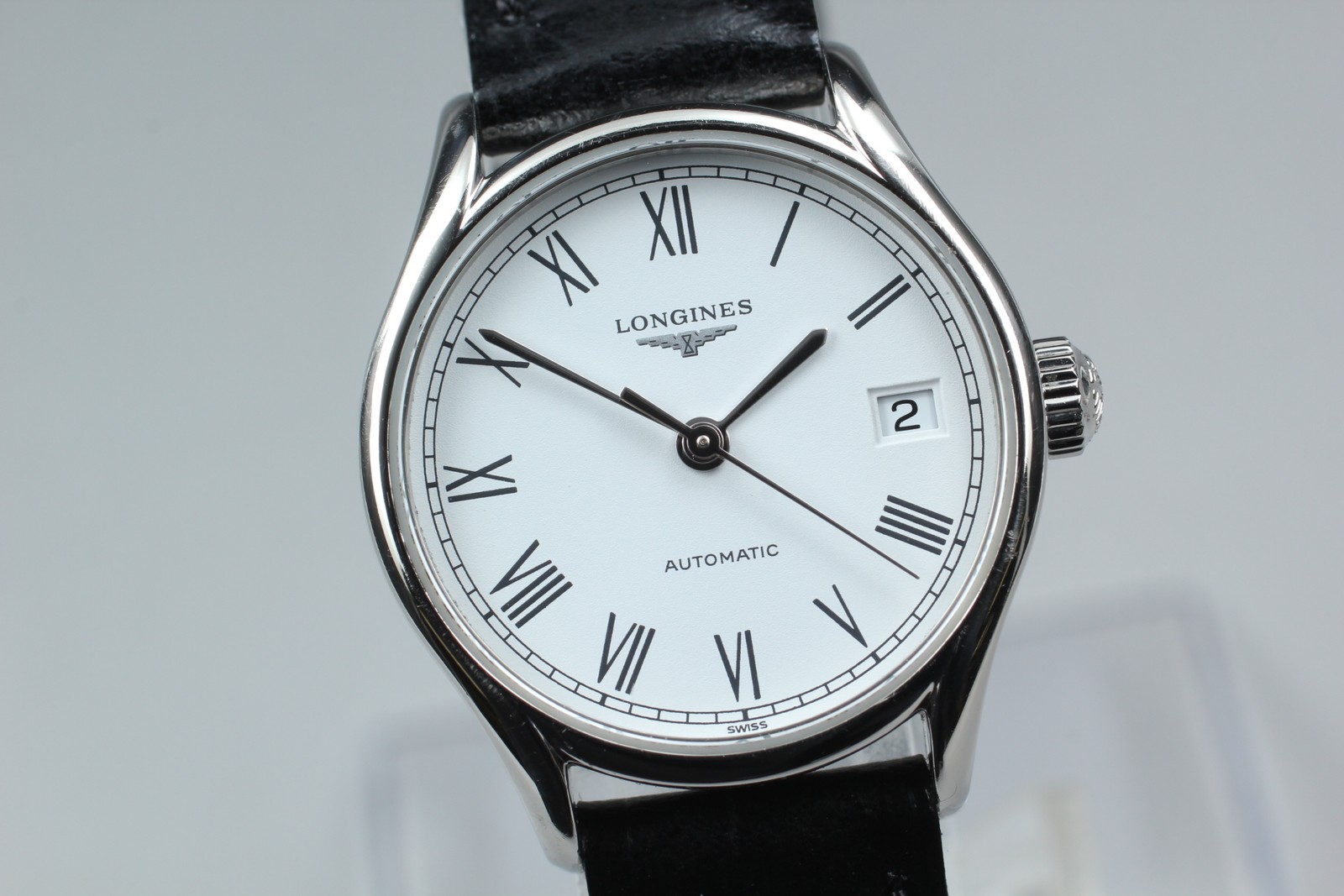 LONGINES Lyre L4.360.4 Roman White Dial Automatic Ladies Watch Near Mint