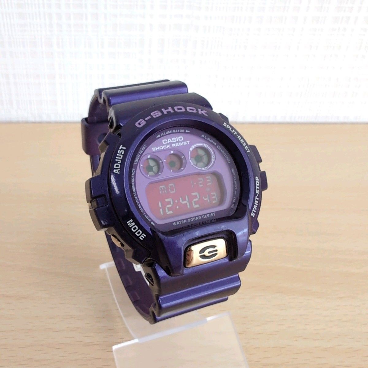 Rare G SHOCK DW 6900SW Nakano Shirou limited model working condition purple