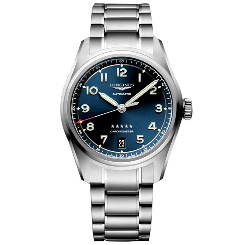 New Longines Spirit 37mm Blue Men’s Watch L34104936