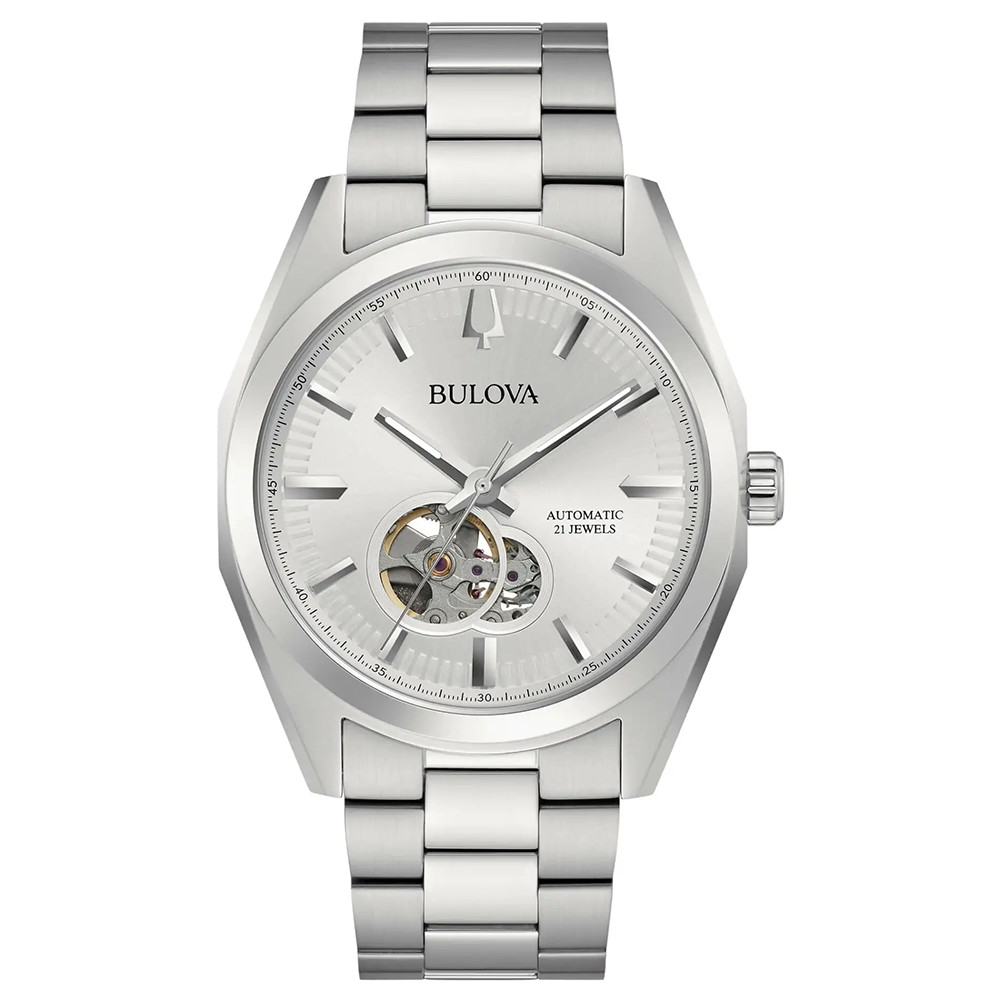Bulova Classic Surveyor 96A274 Men’s Automatic Stainless Steel Watch 42 mm