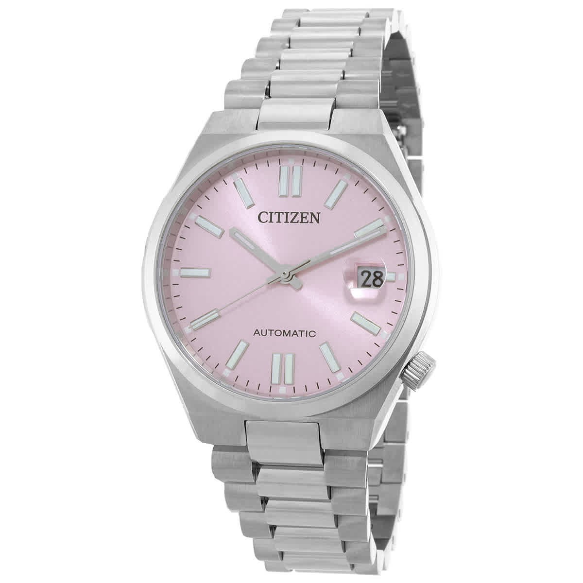 Citizen Tsuyosa Automatic Pastel Pink Dial Watch NJ0200-50Z