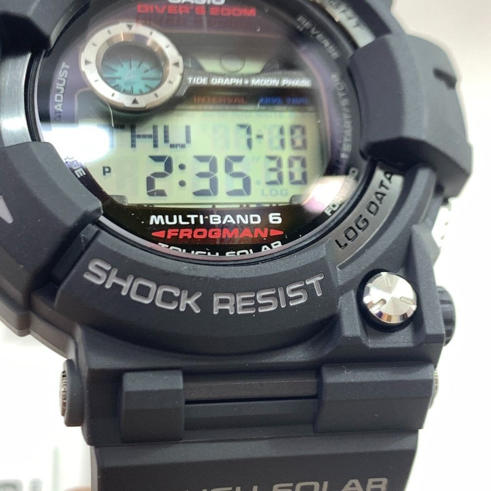CASIO G SHOCK FROGMAN GWF 1000 1JF Men s Wristwatch Digital Black 200m Diving Wa