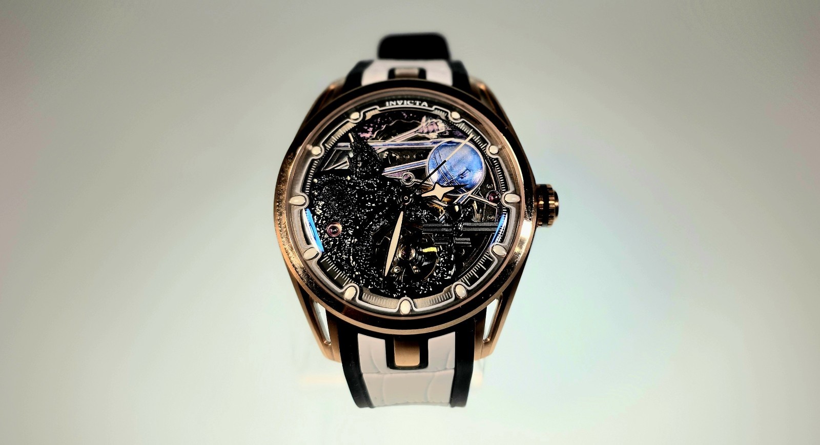 NEW Invicta Celestial Naosia Automatic Men Watch Skeleton Dial 45mm Model 70089