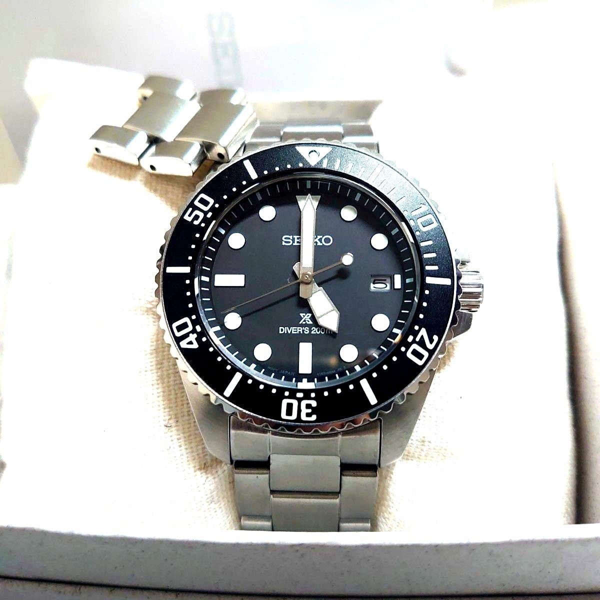 SEIKO Prospex SBDJ063 V157-00A0 Solar Diver Watch
