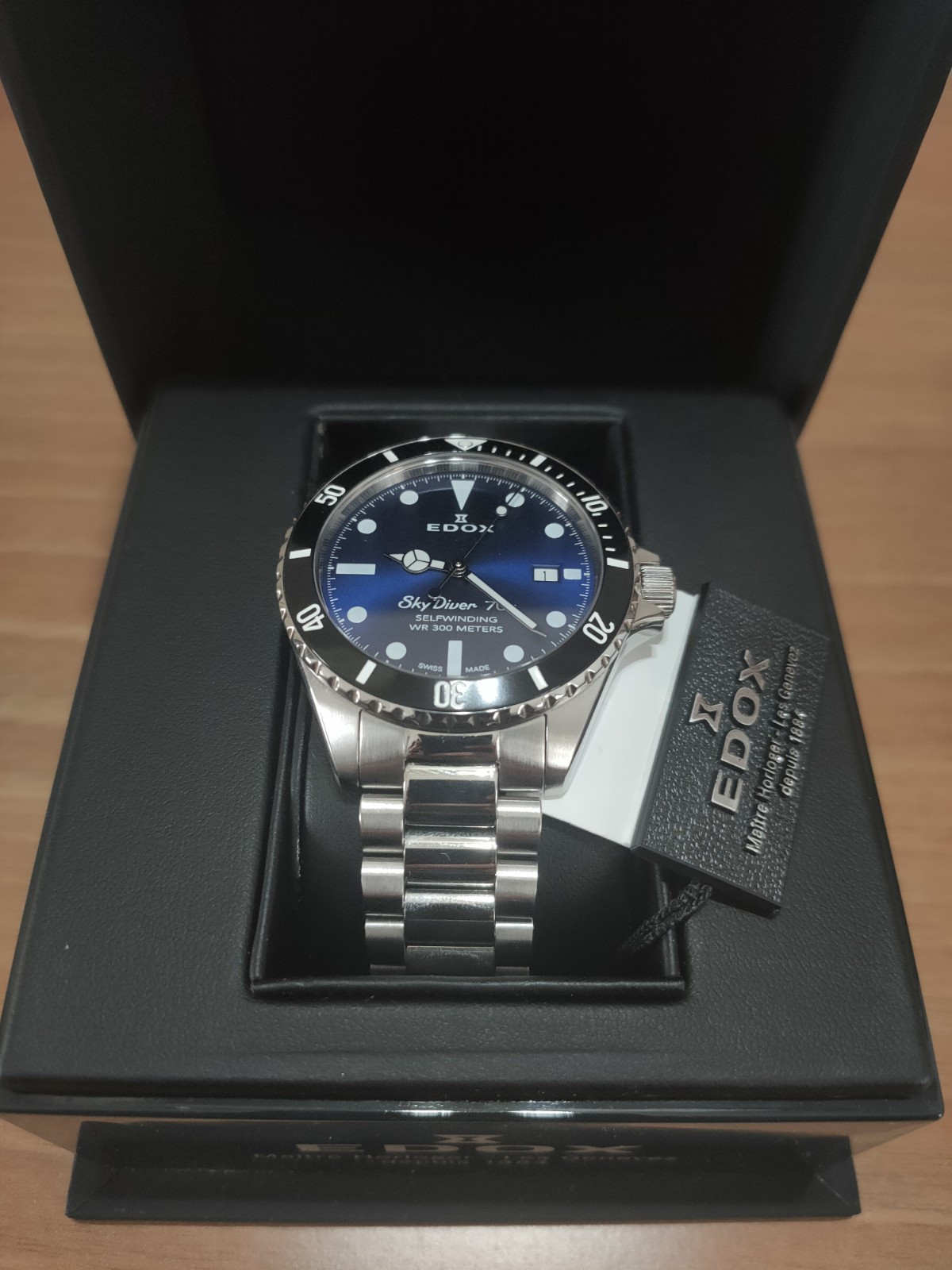 Edox Skydiver 70s Date Automatic 80115-3N1M-BUIN Automatic Watch