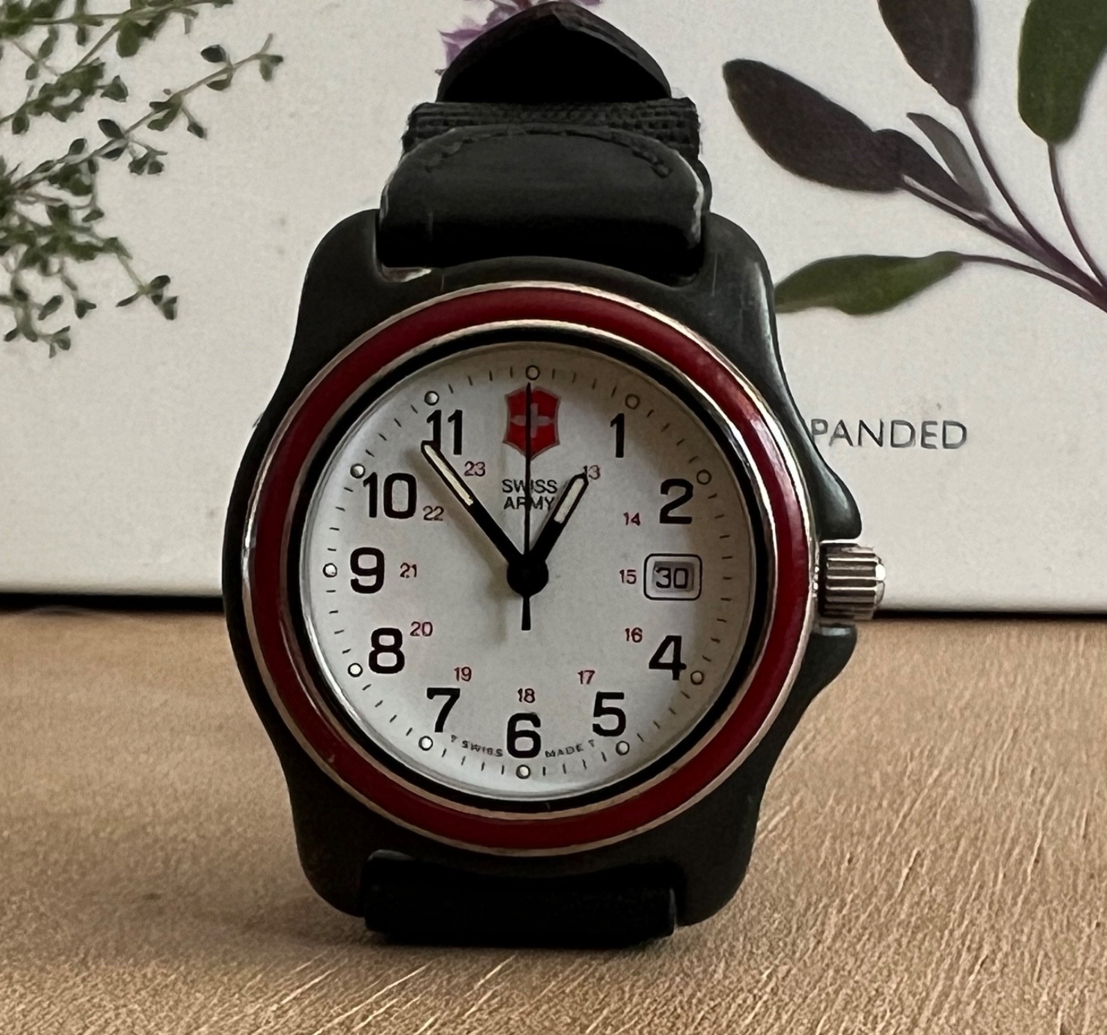 The Original Swiss Army Watch, Red Bezel