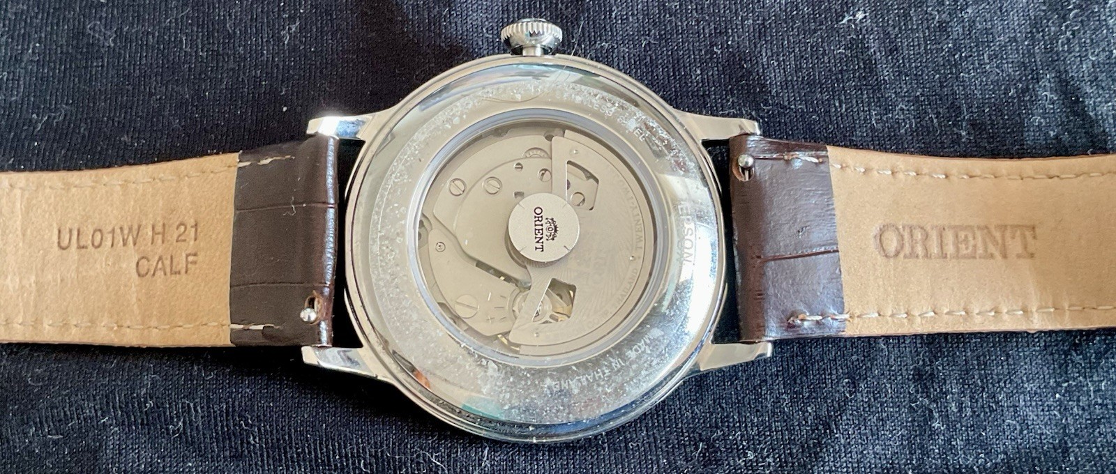 Orient Bambino Version 2 Automatic Red Dial EUC Orient Box Manual