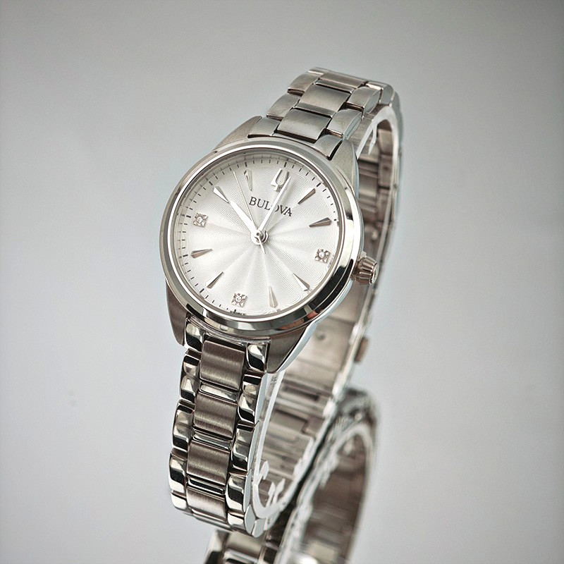 Bulova Sutton 96P219 White Classic Diamond Quartz Women’s Watch