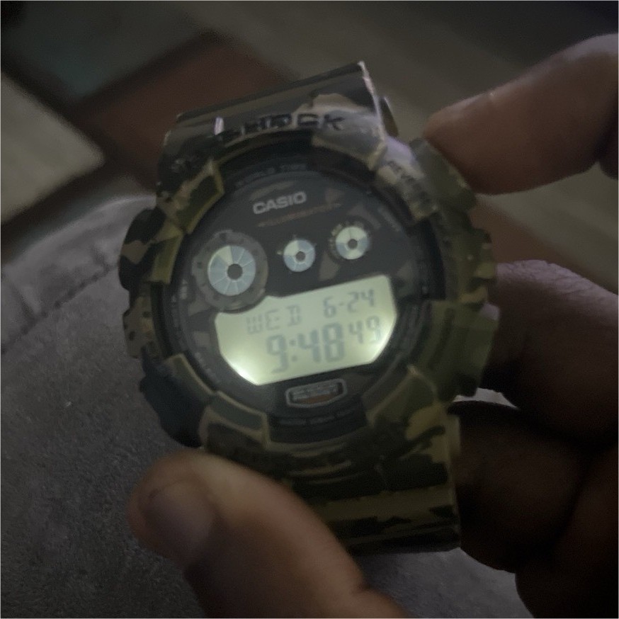 Casio G-Shock Men’s Digital Camouflage Sport Watch, Quartz Resin Strap 200m