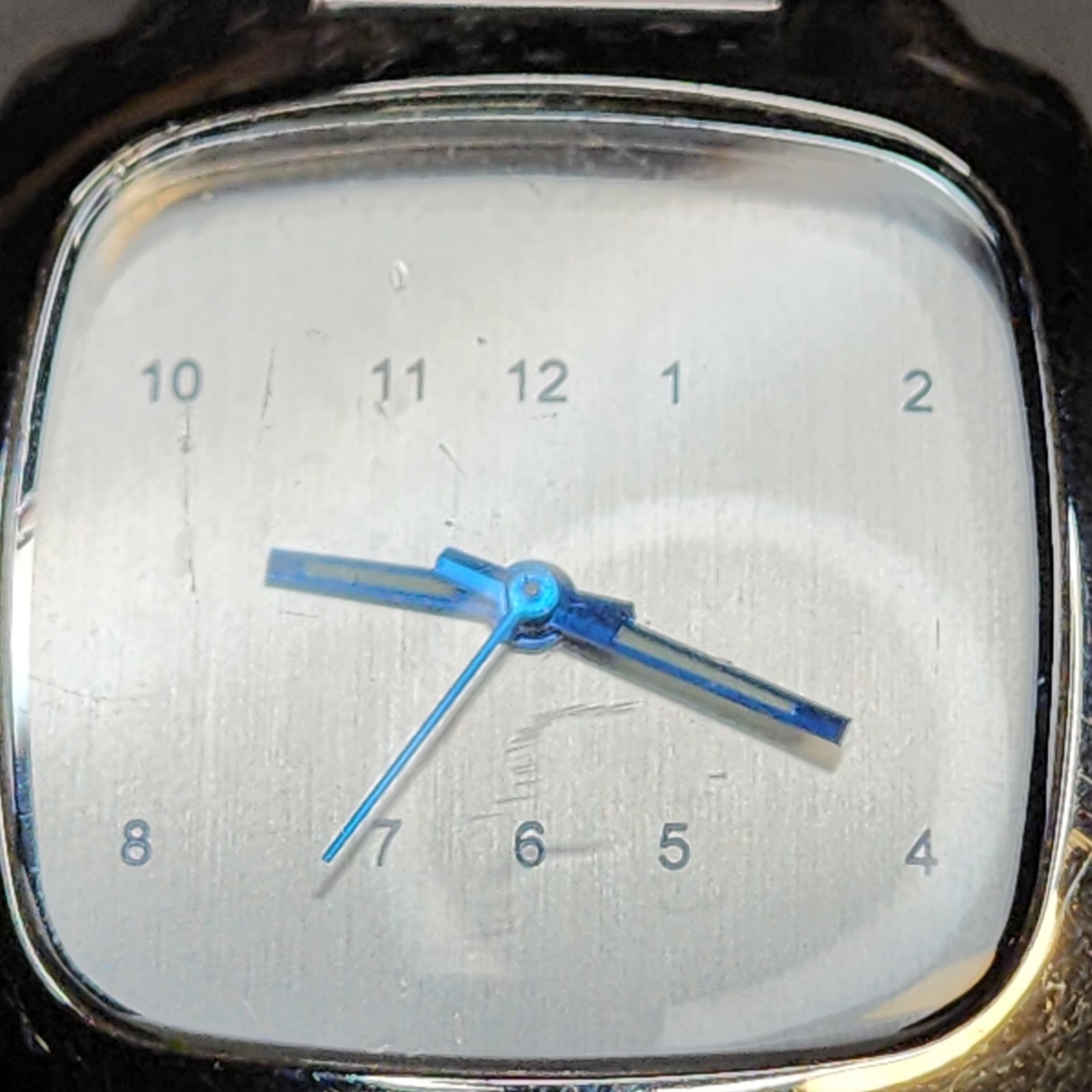 Android USA Silver Tone Dial Stainless Steel Link Bracelet Band Watch ~ READ