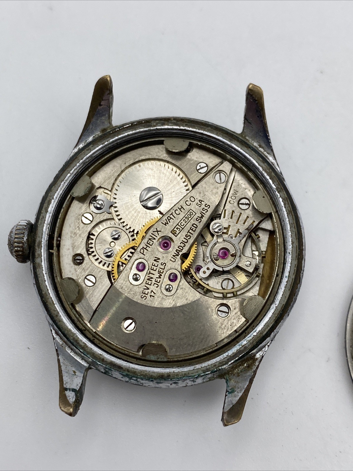 VINTAGE PHENIX RESISTAL SWISS MANUAL 1950s Mens WRIST WATCH Parts/repair