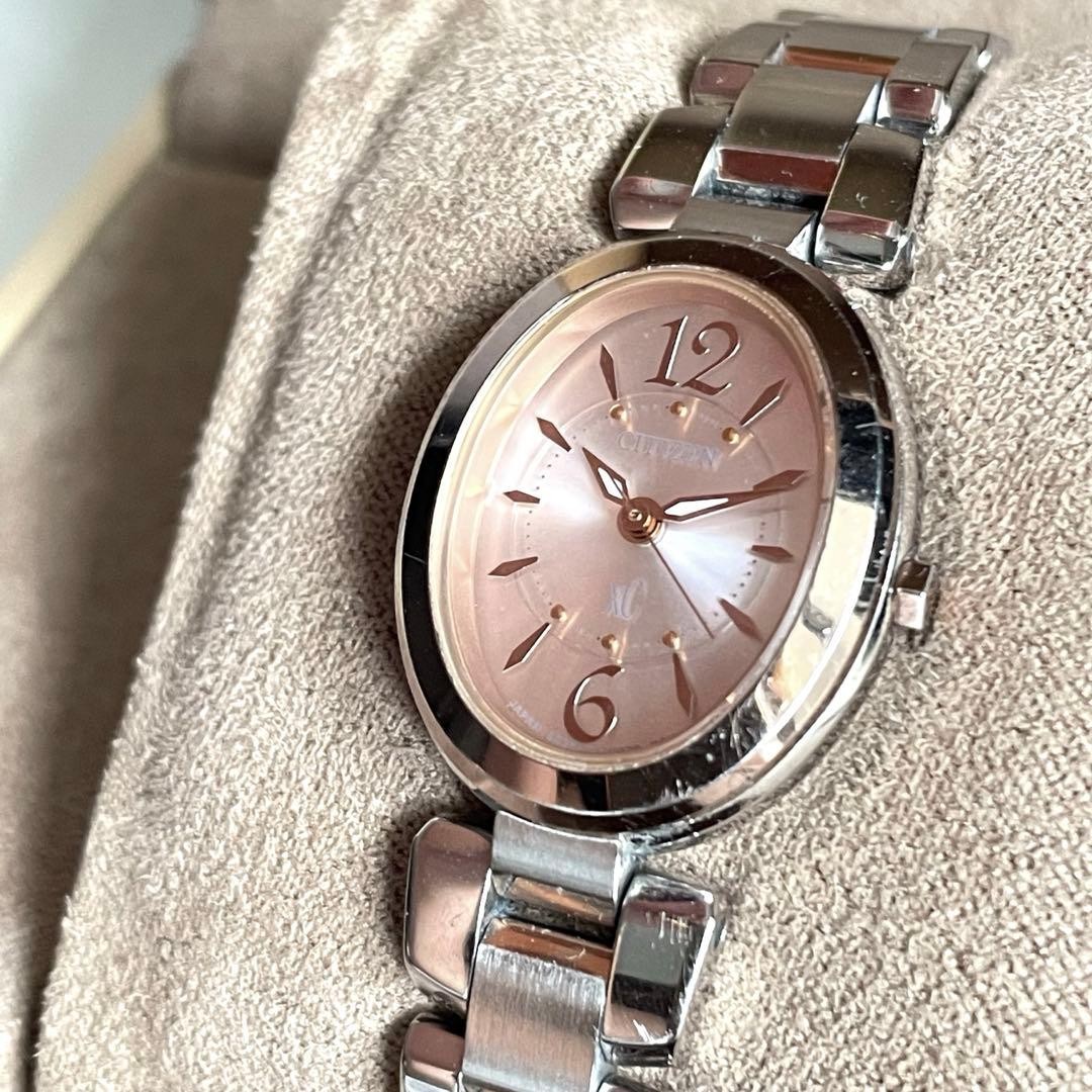 Working condition CITIZEN XC Cross Sea Solar Oval Pink Watch