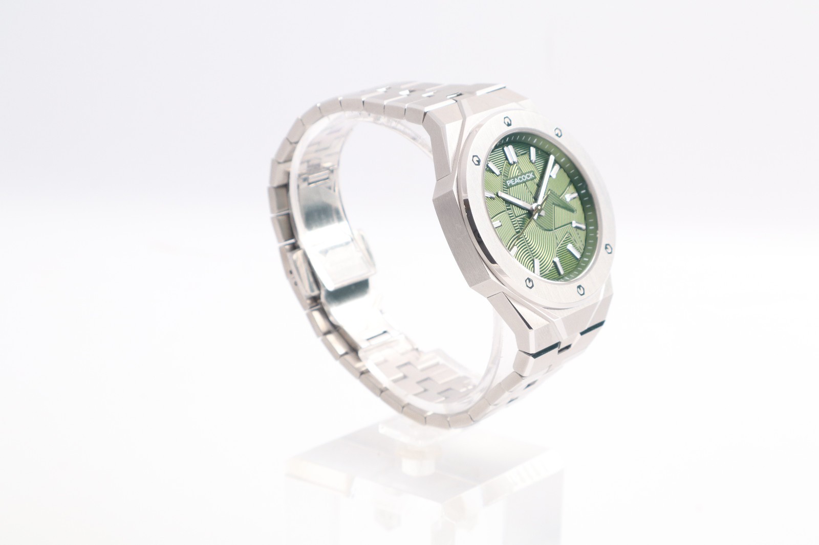 Peacock Plumage Gaze Guilloché Green Dial Limited Edition Unworn Men’s Watch