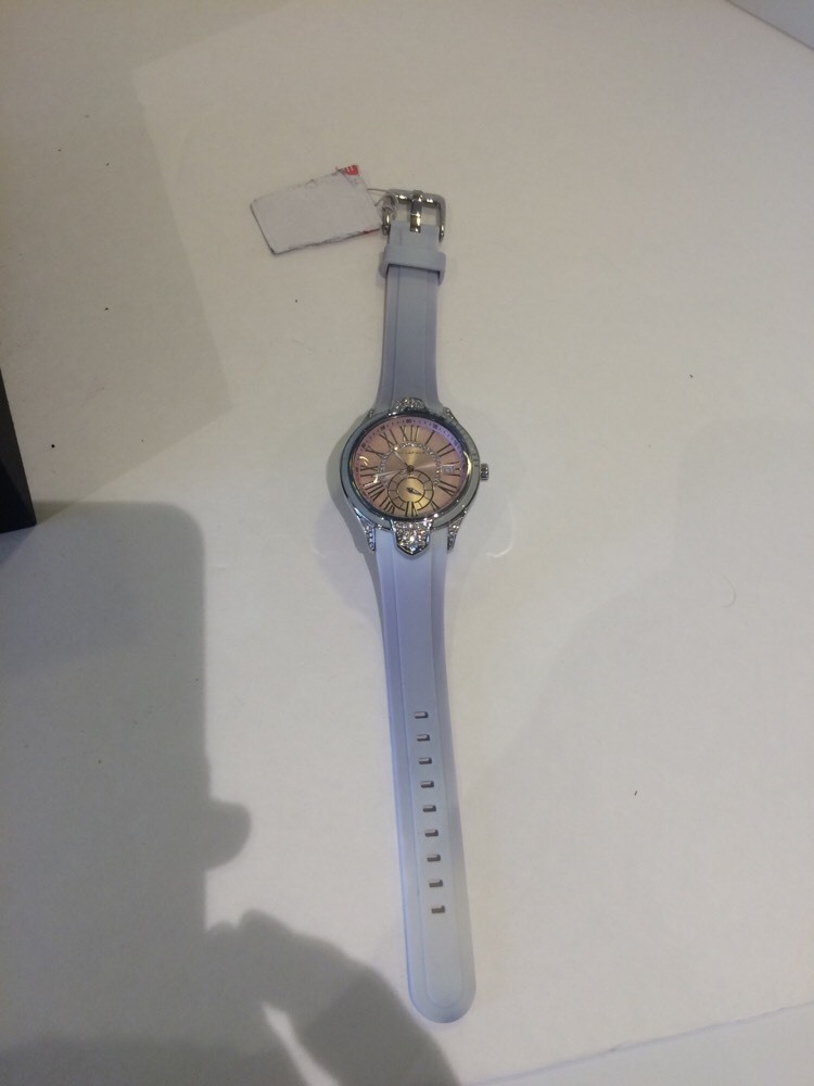 Ted Lapidus Ombre Silicone Pink Dial White Crystal White/Grey OMBRE GEL RARE