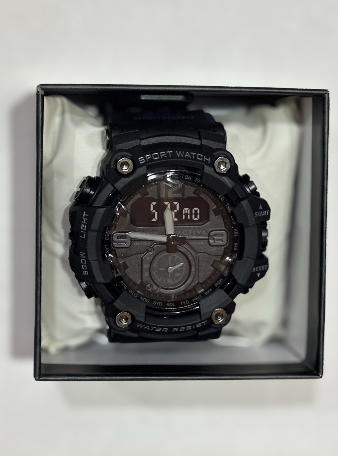 ACTIVA Wristwatch, Vextron X by Invicta, 52mm. Law Enforc. Active Outdoors. NEW